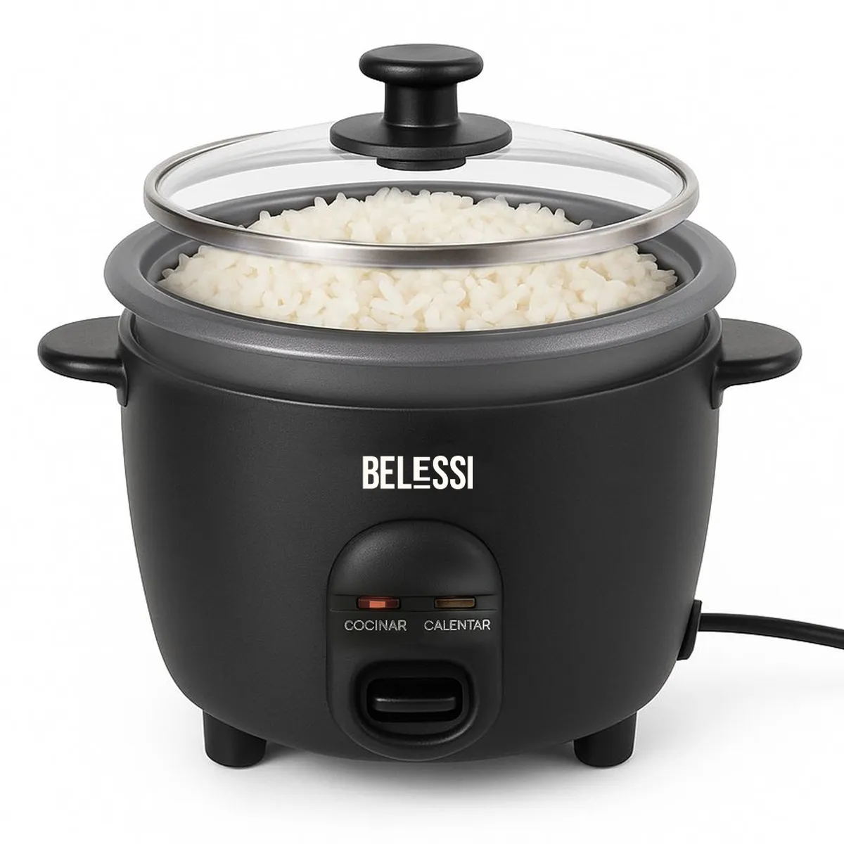 BELESSI - Olla Arrocera 1.8L - 10 tazas Antiadherente + Accesorios
