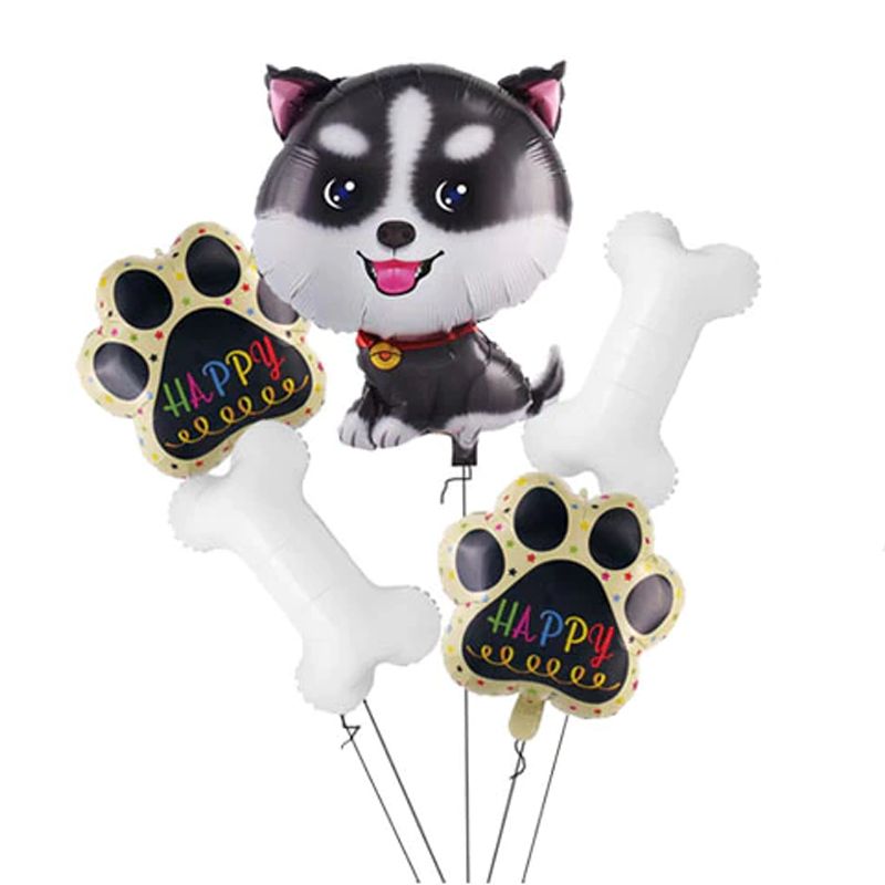 GENERICO - Globos de cumpleaños de mascota set