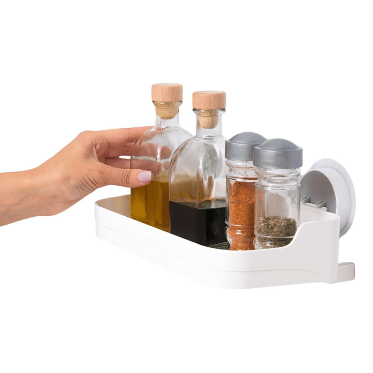 ELMEJORPRECIO - Organizador de Baño Repisa con Escurridor Modelo J&S Home