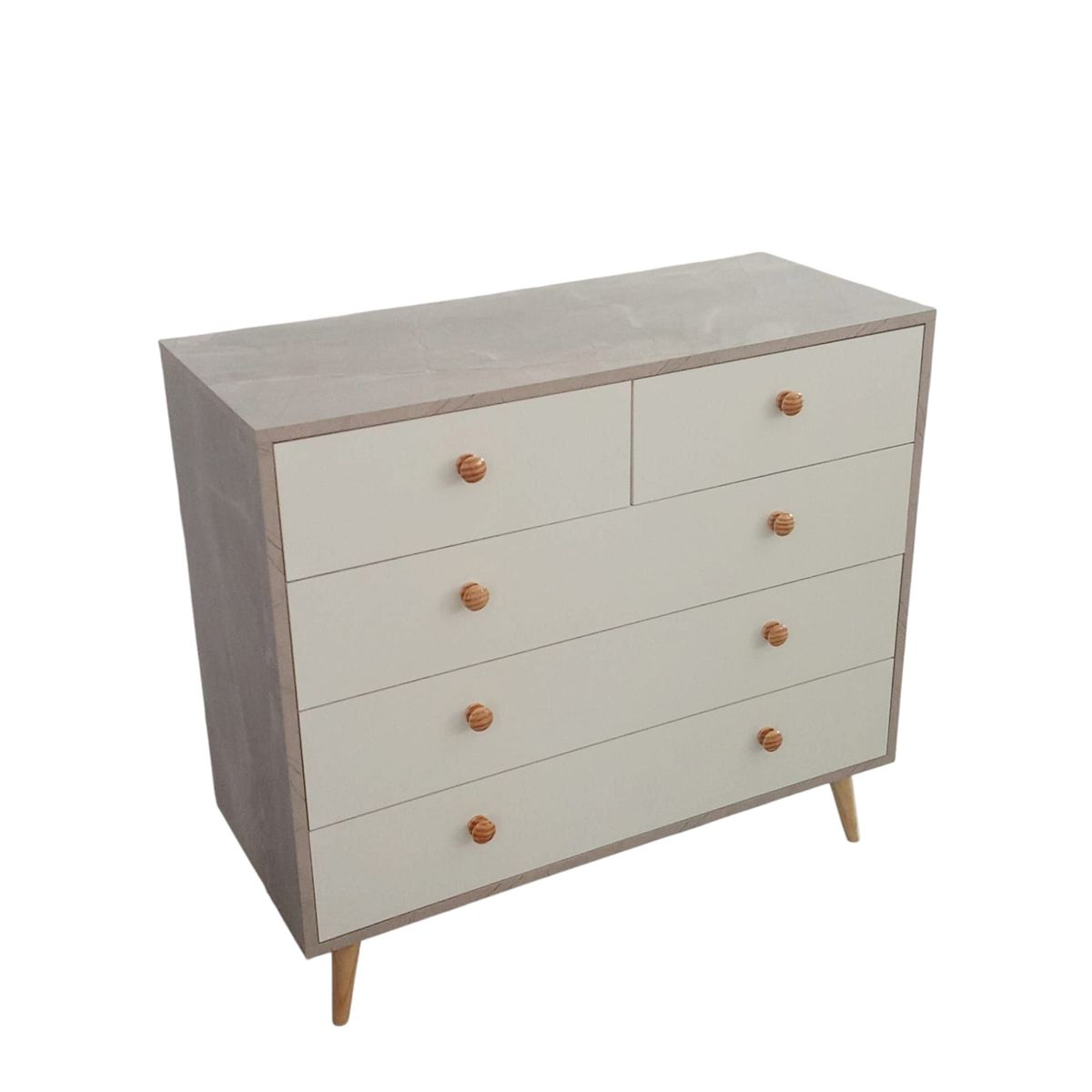 GENERICO - Comoda Smoke / 5 gavetas