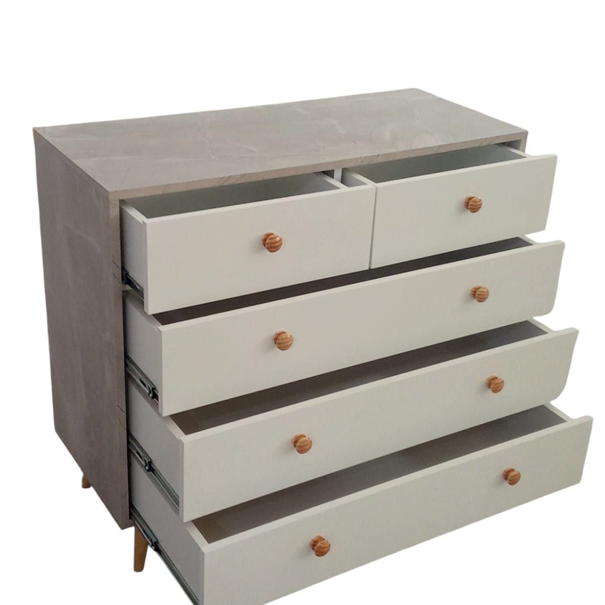 GENERICO - Comoda Smoke / 5 gavetas