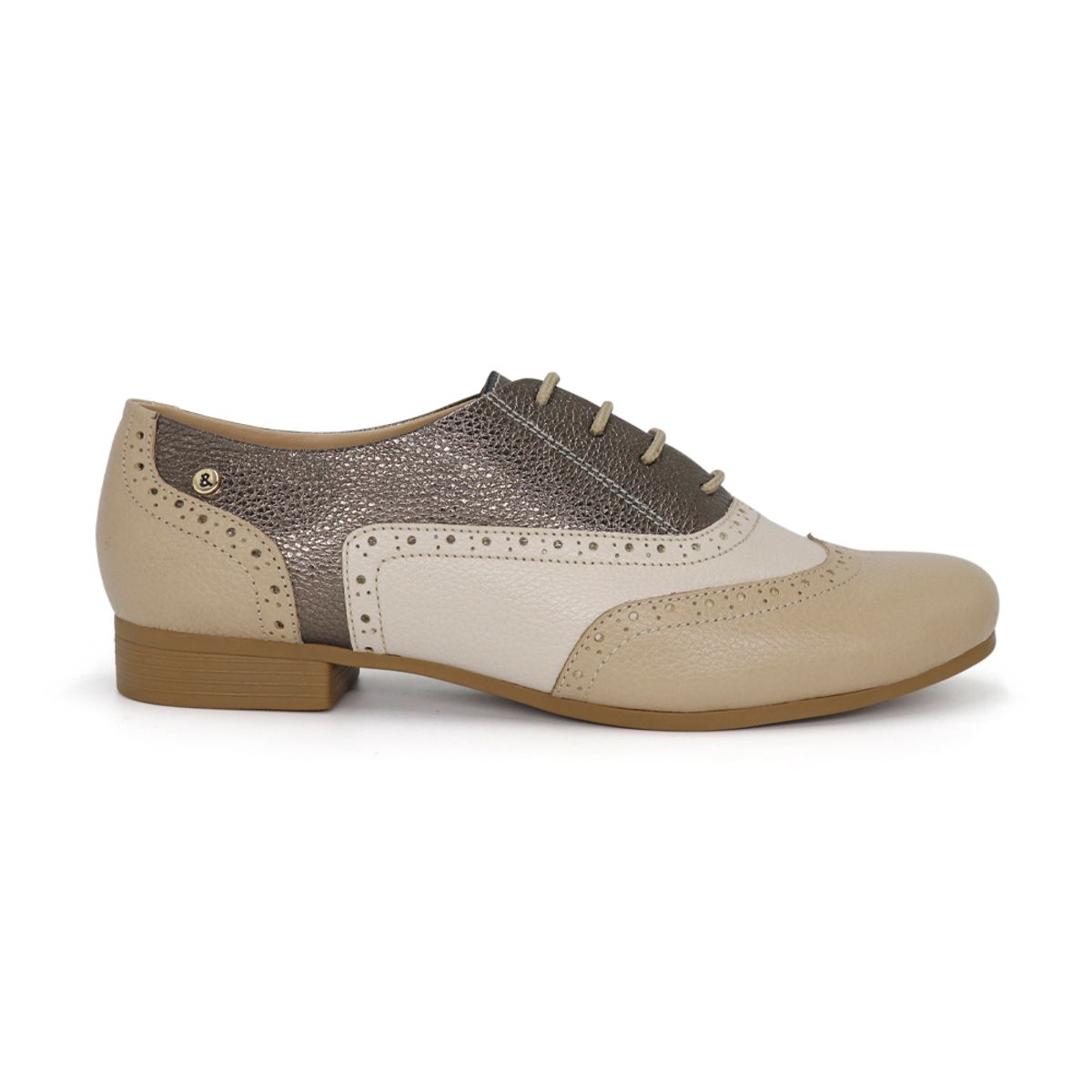 PAR&SS - Zapatos Oxford De Cuero Mujer Par&ss KA25Q1-CANDY Beige