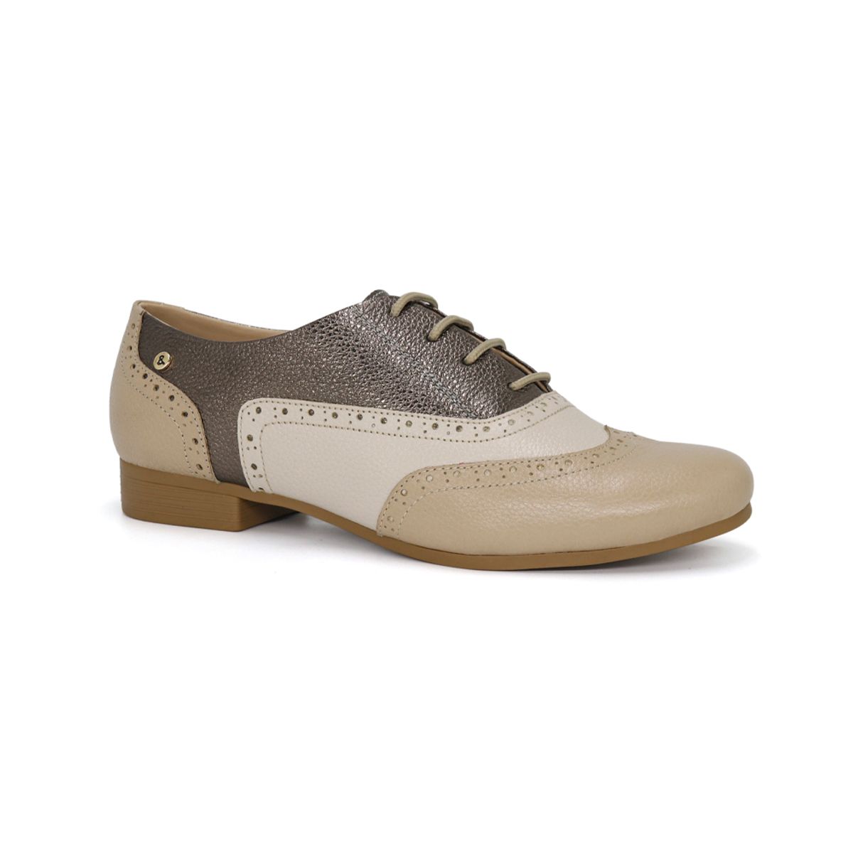 PAR&SS - Zapatos Oxford De Cuero Mujer Par&ss KA25Q1-CANDY Beige
