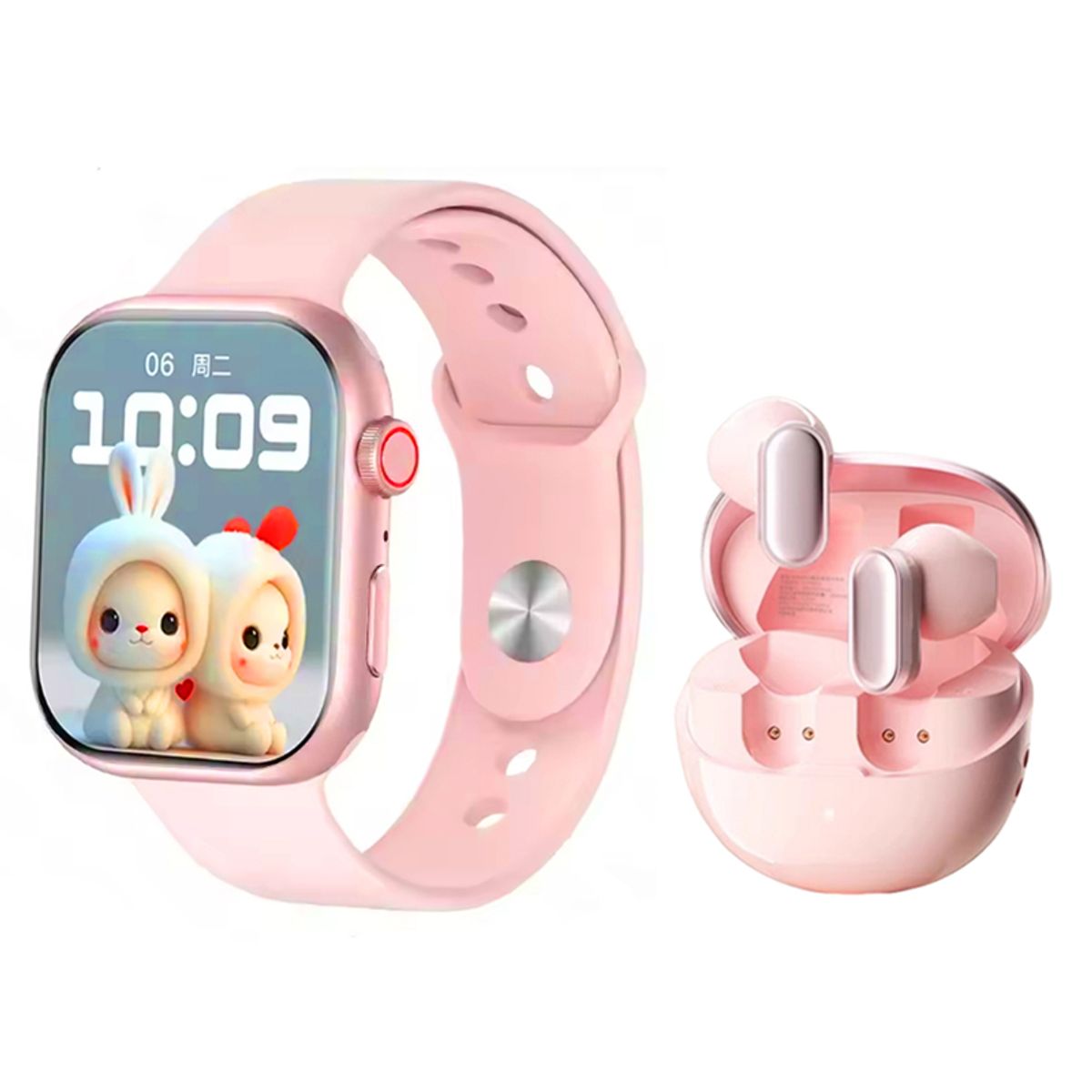 LENOVO - Audífonos Lenovo LP19 Pro -Rosa y Toumi S10 P watch Reloj inteligente