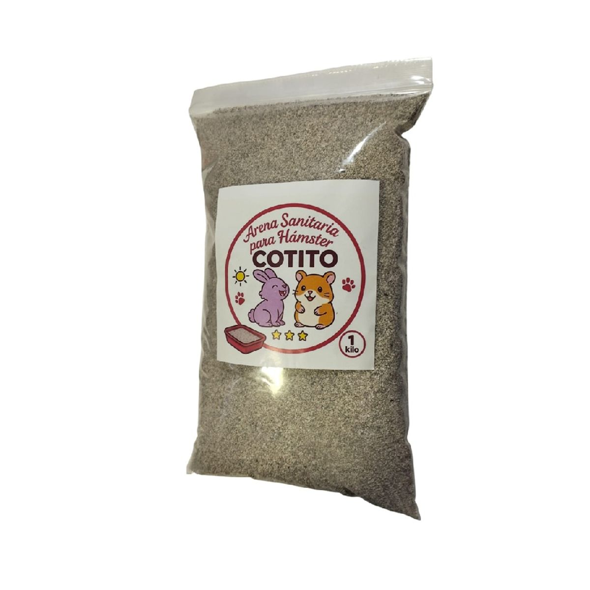 GENERICO - Arena sanitaria para hámsters y roedores de 1 kilos