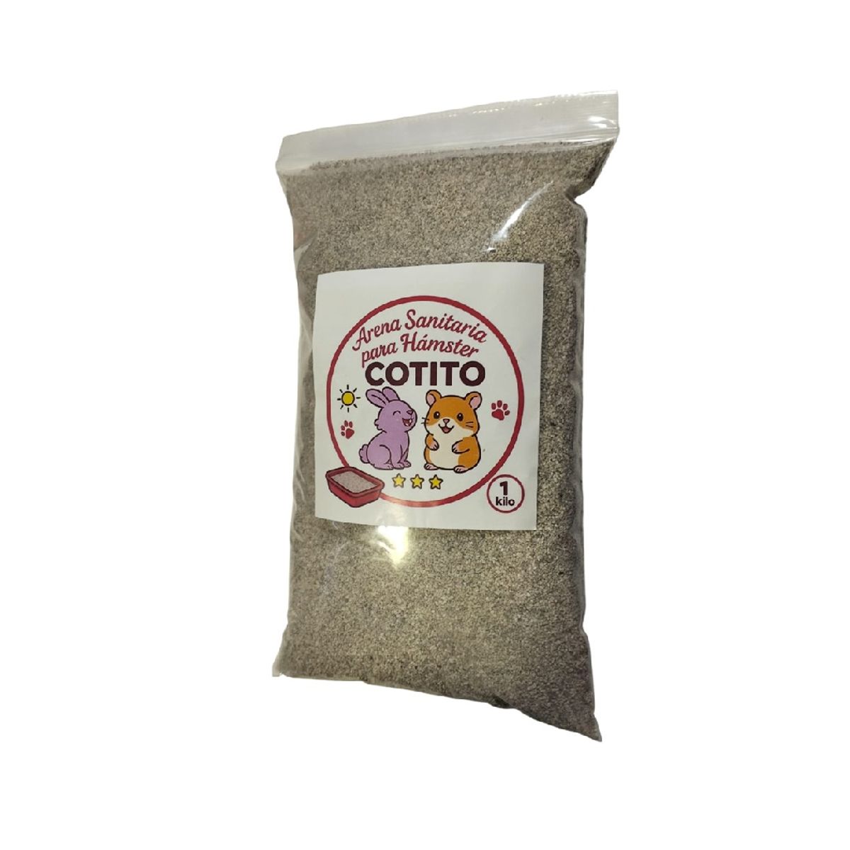 GENERICO - Arena sanitaria para hámsters y roedores de 1 kilos