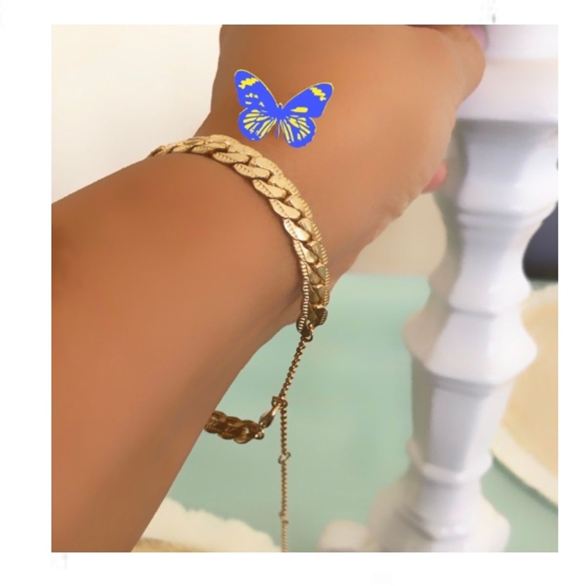 GENERICO - PULSERA UNISEX DORADA ALDO