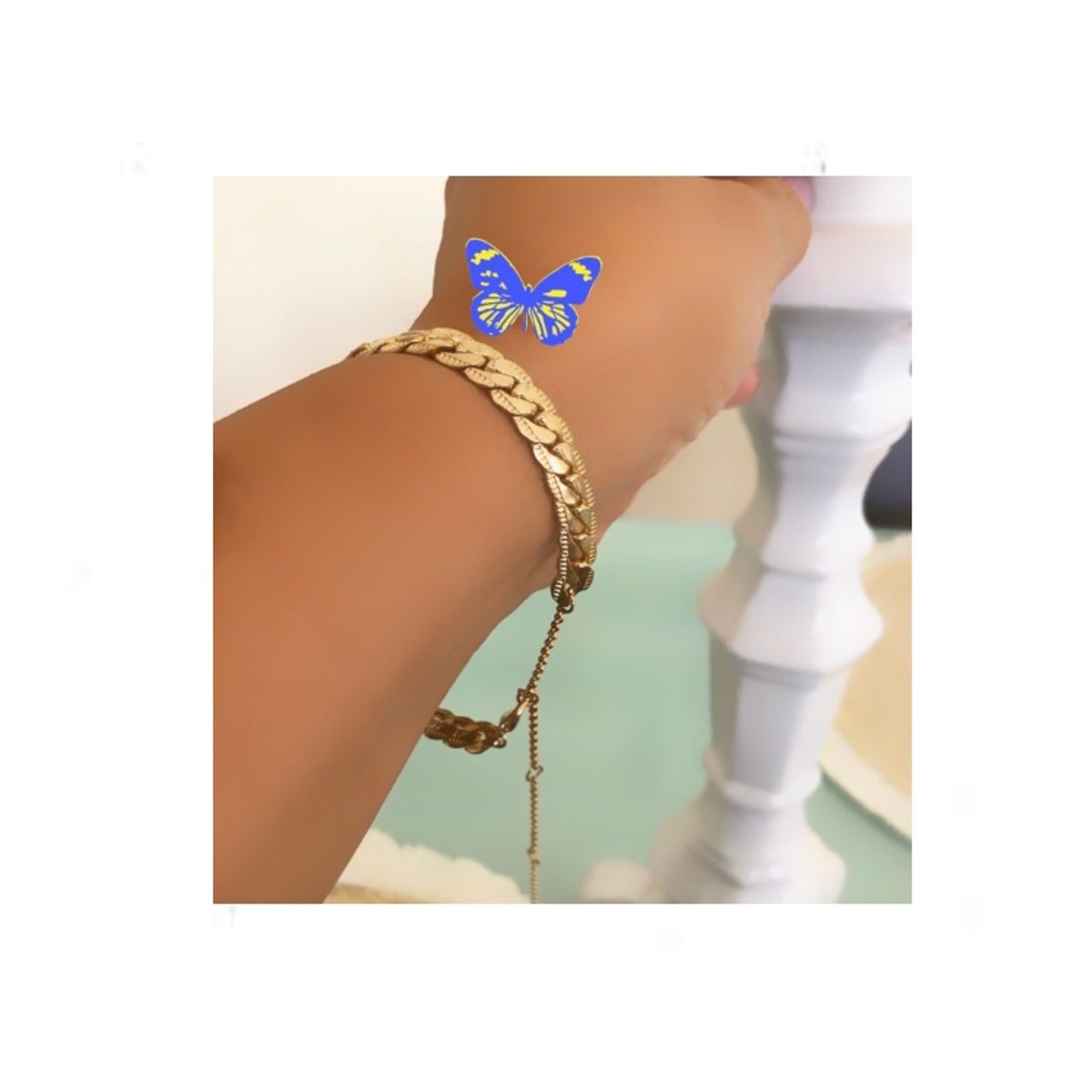 GENERICO - PULSERA UNISEX DORADA ALDO