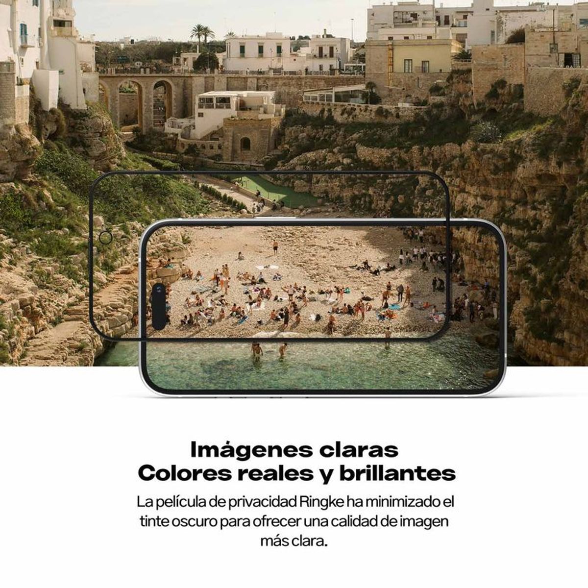 RINGKE - Mica Vidrio iPhone 15 Ringke Antiespía High Definition 2UND