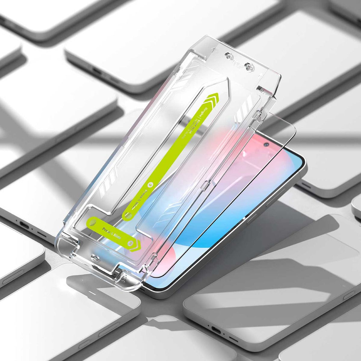 RINGKE - Mica De Vidrio Ringke Easy Slide Para Galaxy S24 Fe