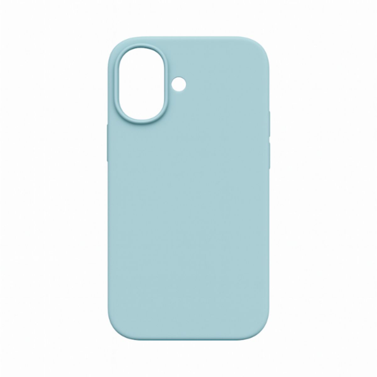 OEM - Silicone Case Funda iPhone 16 Celeste BB