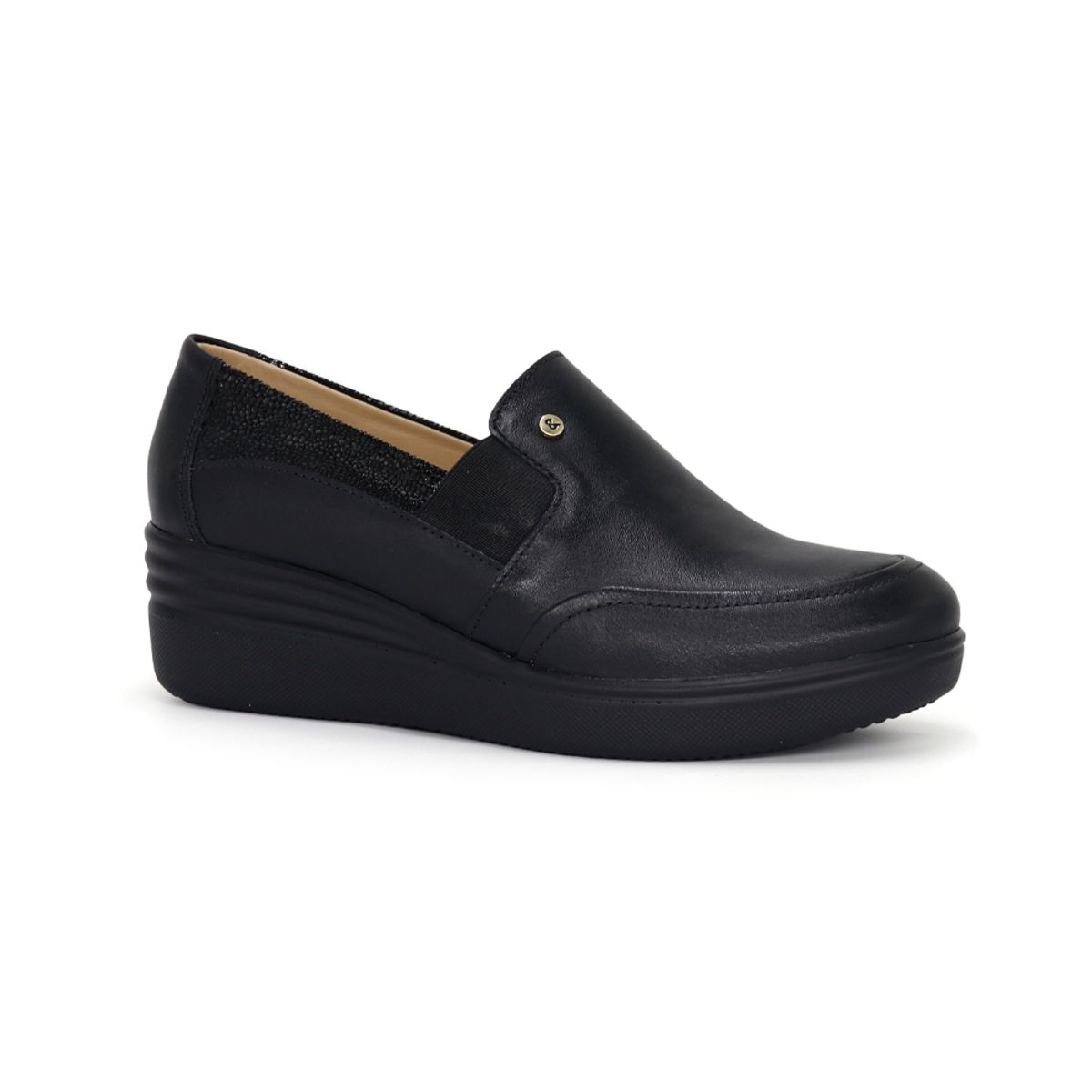PAR&SS - Mocasín Casual De Cuero Mujer Par&ss KA25Q1-PAX Negro