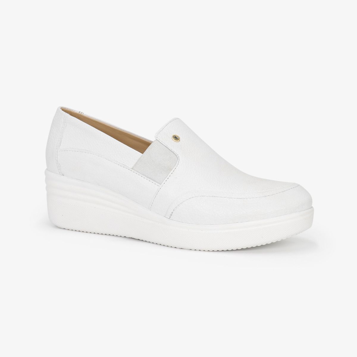 PAR&SS - Mocasín Casual De Cuero Mujer Par&ss KA25Q1-PAX Blanco