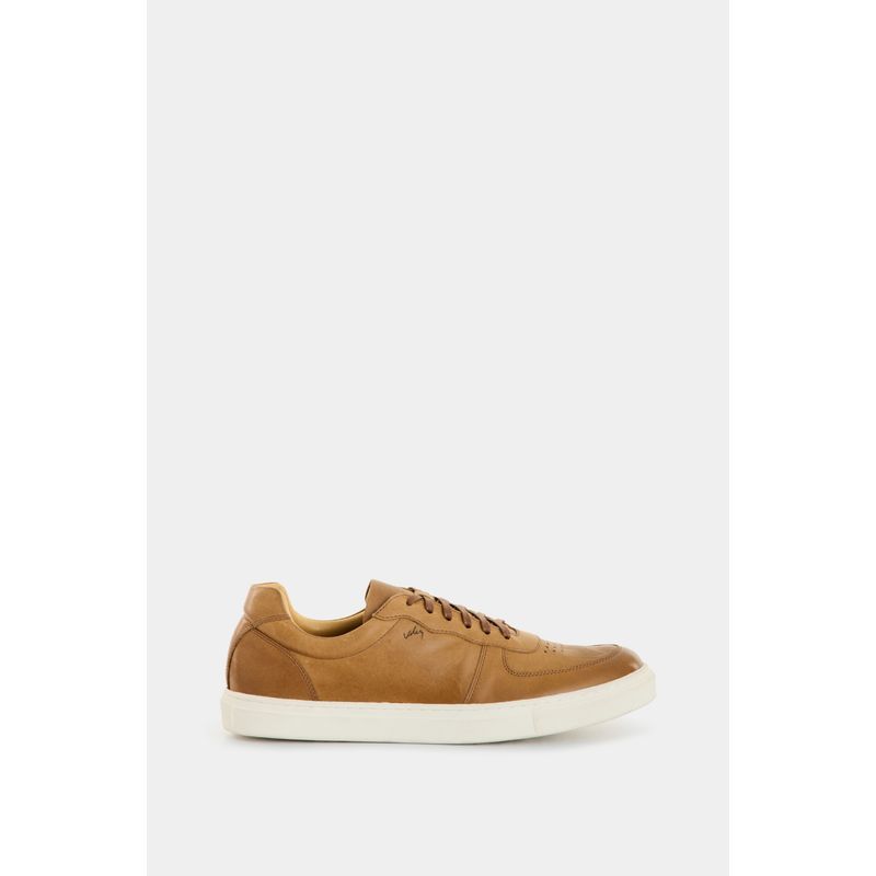 VELEZ - Vélez Zapatillas Duna De Cuero Para Hombre Casual Miel