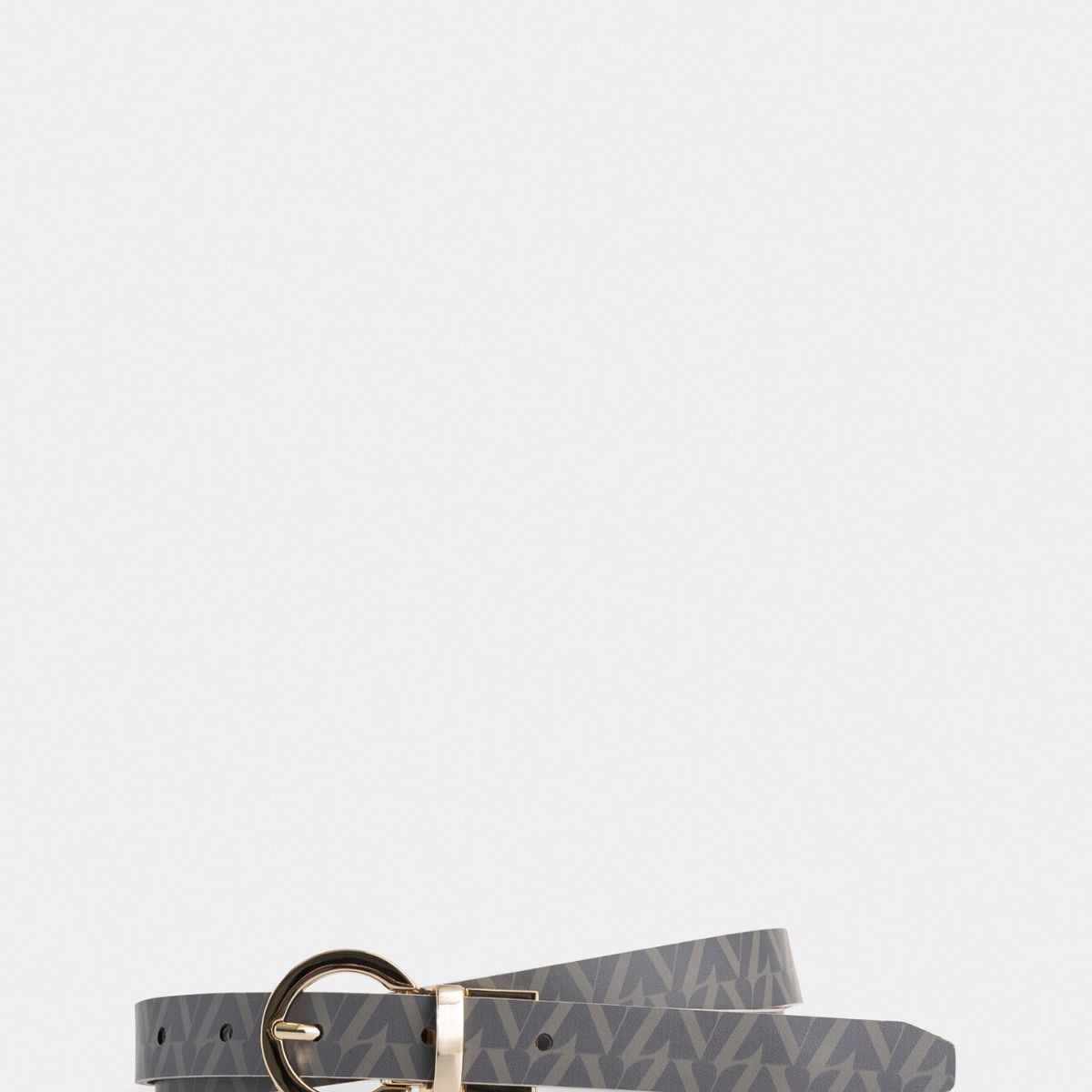 VELEZ - Vélez Correa Doble Faz De Cuero Para Mujer Monogram Gris