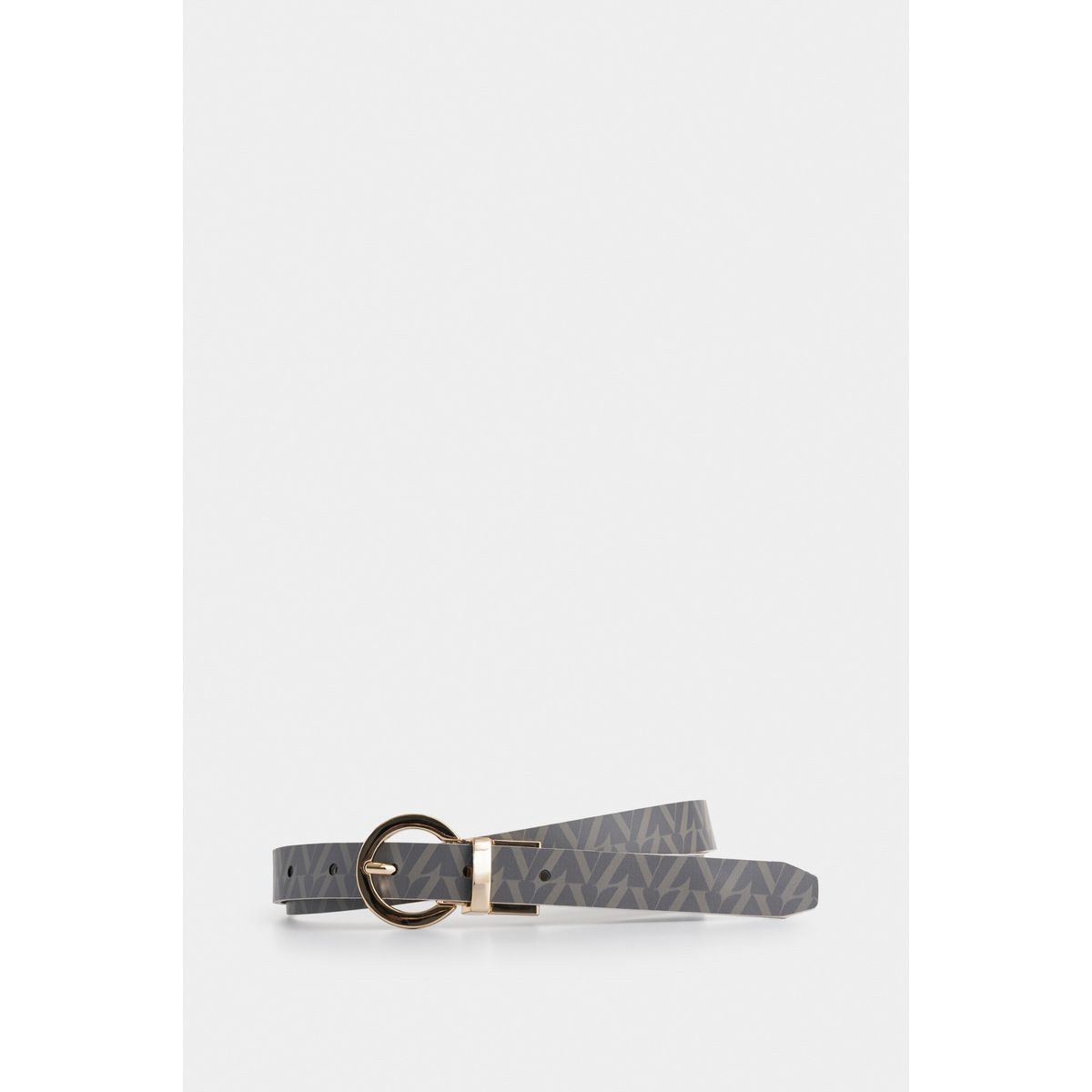 VELEZ - Vélez Correa Doble Faz De Cuero Para Mujer Monogram Gris