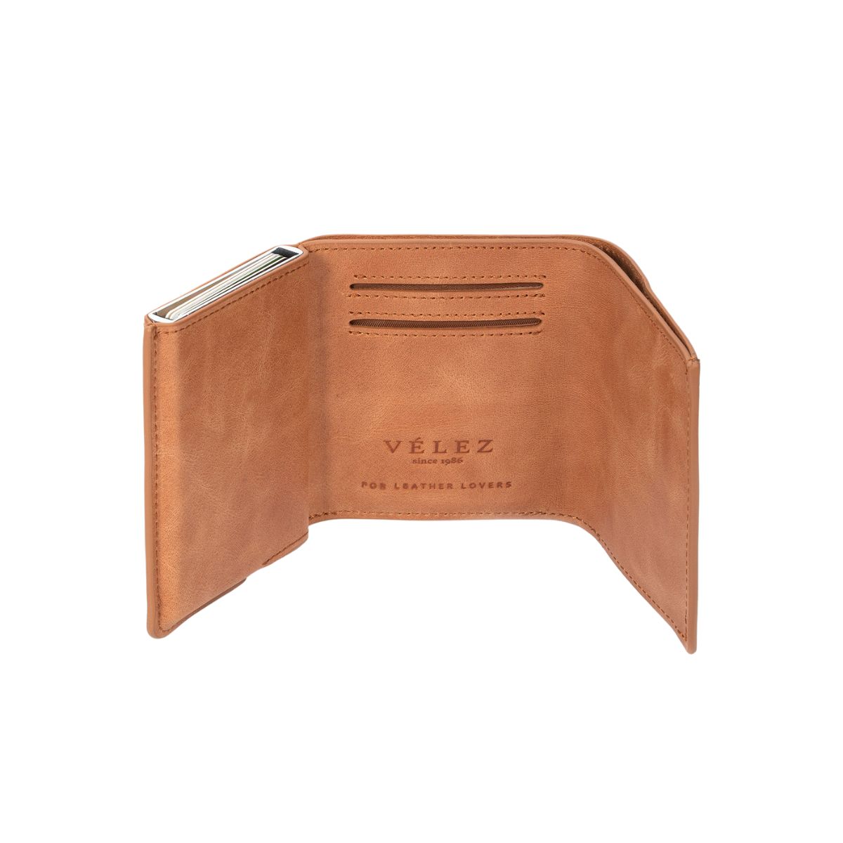 VELEZ - Vélez Porta Documentos De Cuero Tecnológico Miel