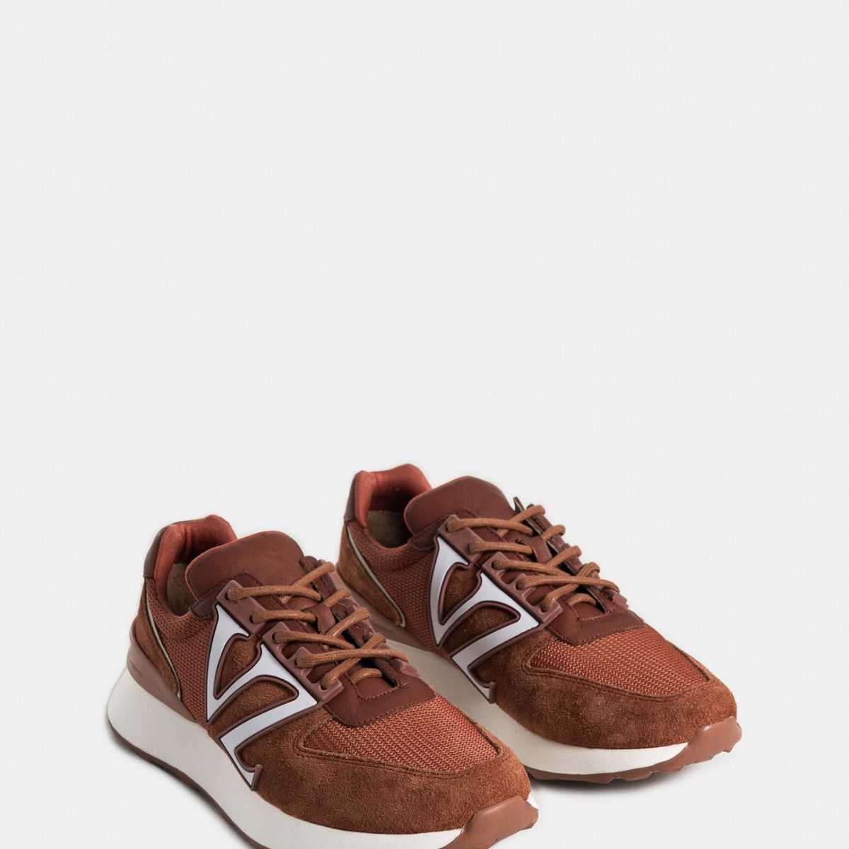 VELEZ - Vélez Zapatillas Gommus Cuero Liso Hombre Deportivos Miel