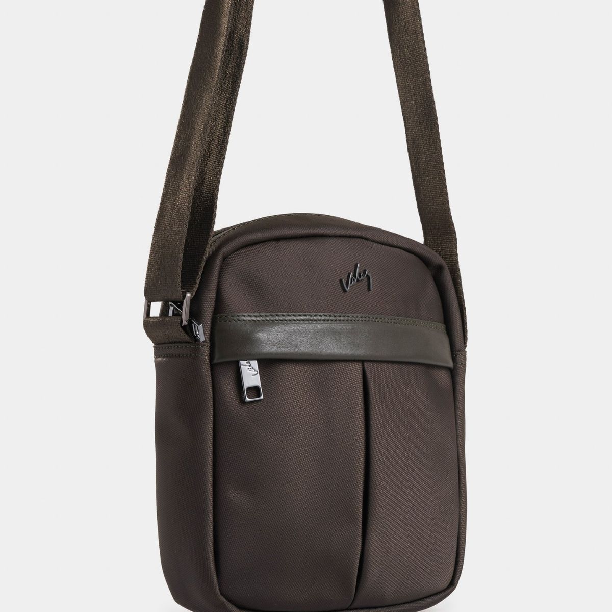 VELEZ - Vélez Morral Harrington De Lona Y Cuero Hombre Verde Oliva