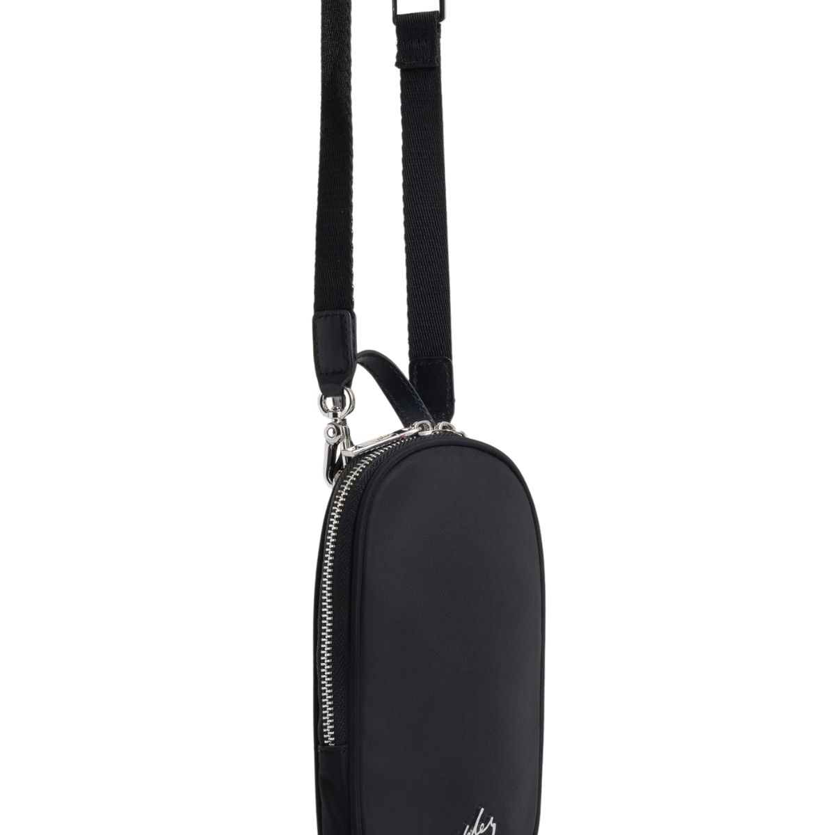 VELEZ - Vélez Morral Elora En Lona Para Mujer Manija Cuero Negro