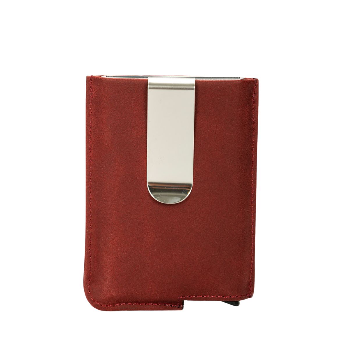 VELEZ - Vélez Porta Documentos De Cuero Miniwallet Vinotinto