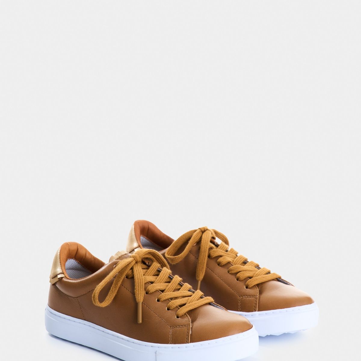 VELEZ - Vélez Zapatillas Casual De Cuero Combinados Miel