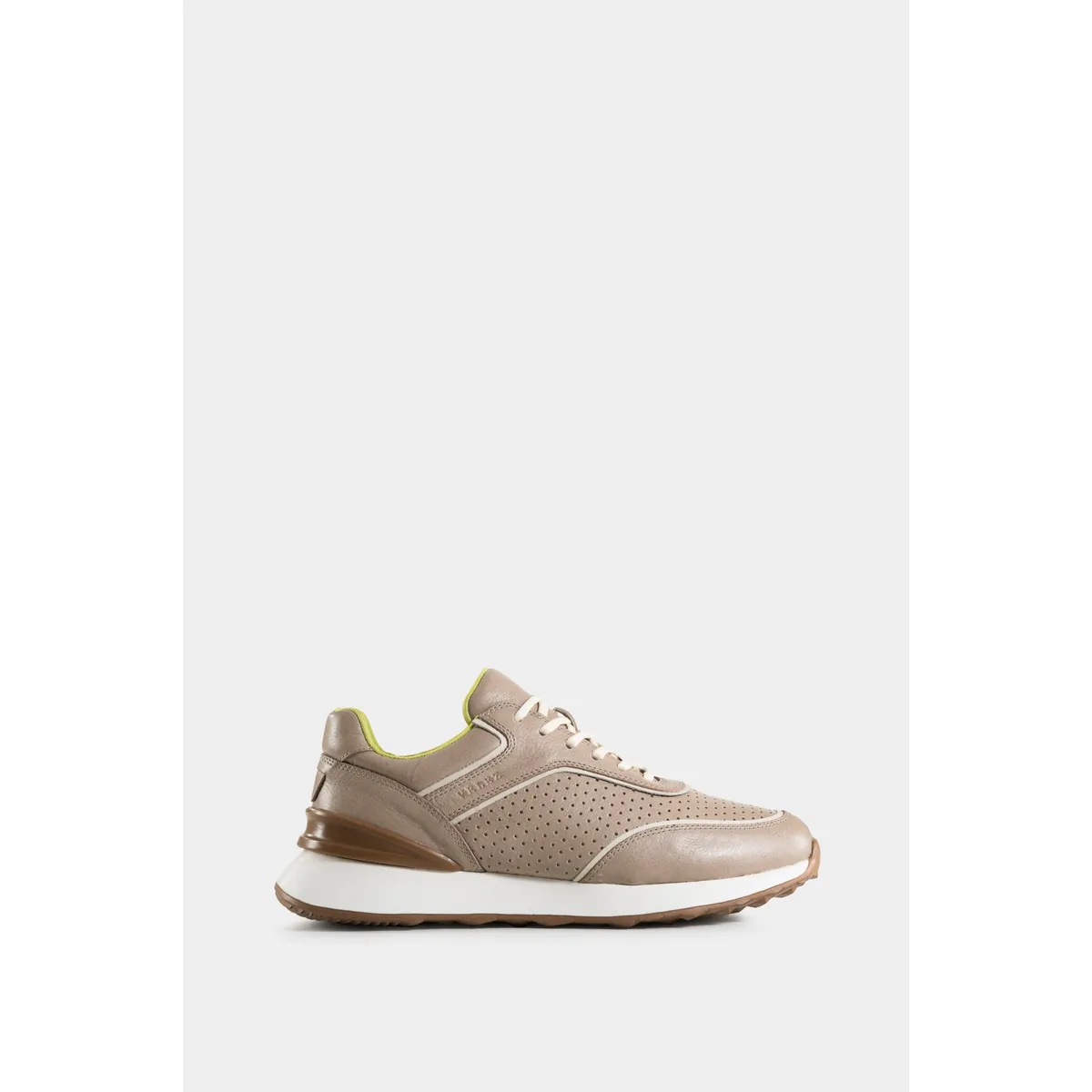 VELEZ - Vélez Zapatillas Dalí Cuero Hombre Arena