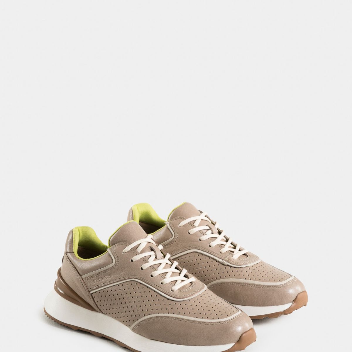 VELEZ - Vélez Zapatillas Dalí Cuero Hombre Arena