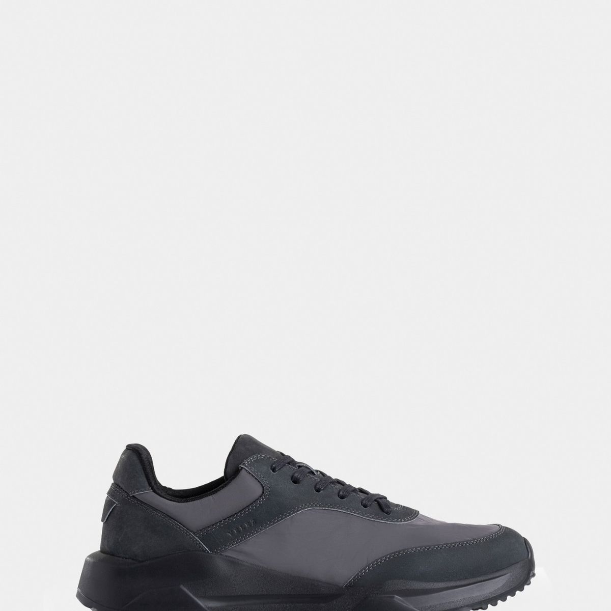 VELEZ - Vélez Zapatillas Monett Cuero Hombre Envejecido Gris