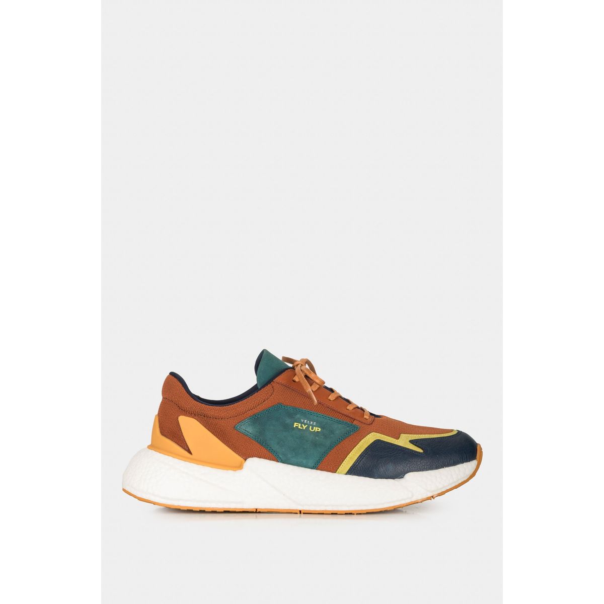 VELEZ - Vélez Zapatillas Bosco Cuero Y Lona Hombre  Miel