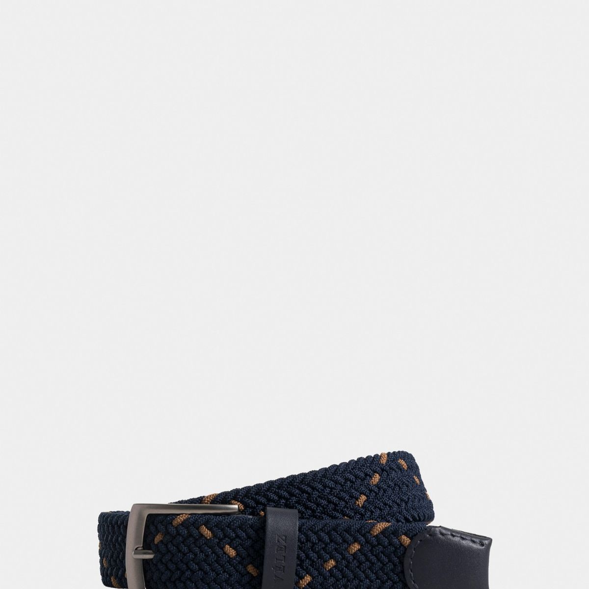 VELEZ - Vélez Correa Unifaz Hinoj Cuero Hombre Trenzado Azul Oscuro