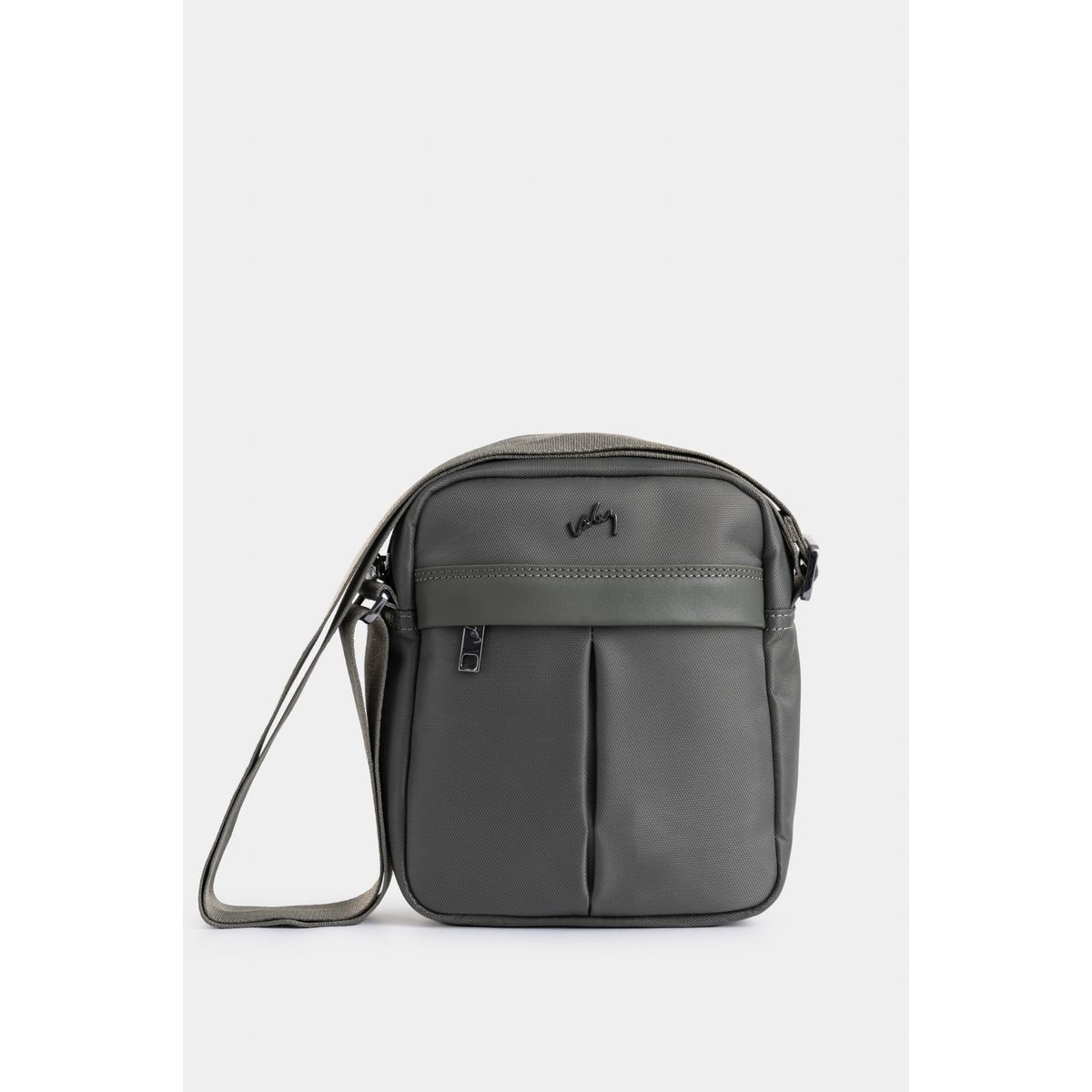 VELEZ - Vélez Morral Harrington De Lona Y Cuero Hombre Casual Gris