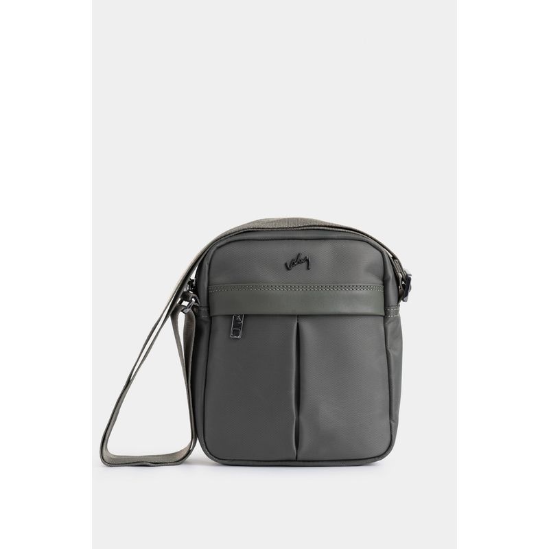 VELEZ - Vélez Morral Harrington De Lona Y Cuero Hombre Casual Gris