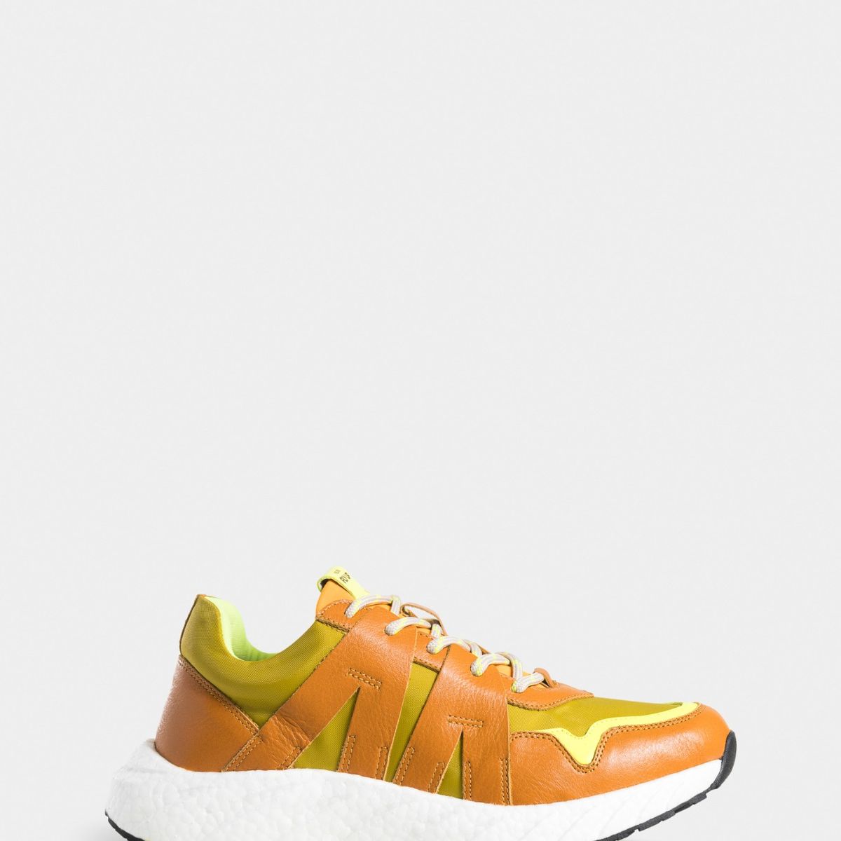 VELEZ - Vélez Zapatillas Urban Turmalina Lona Y Cuero Mujer Naranja
