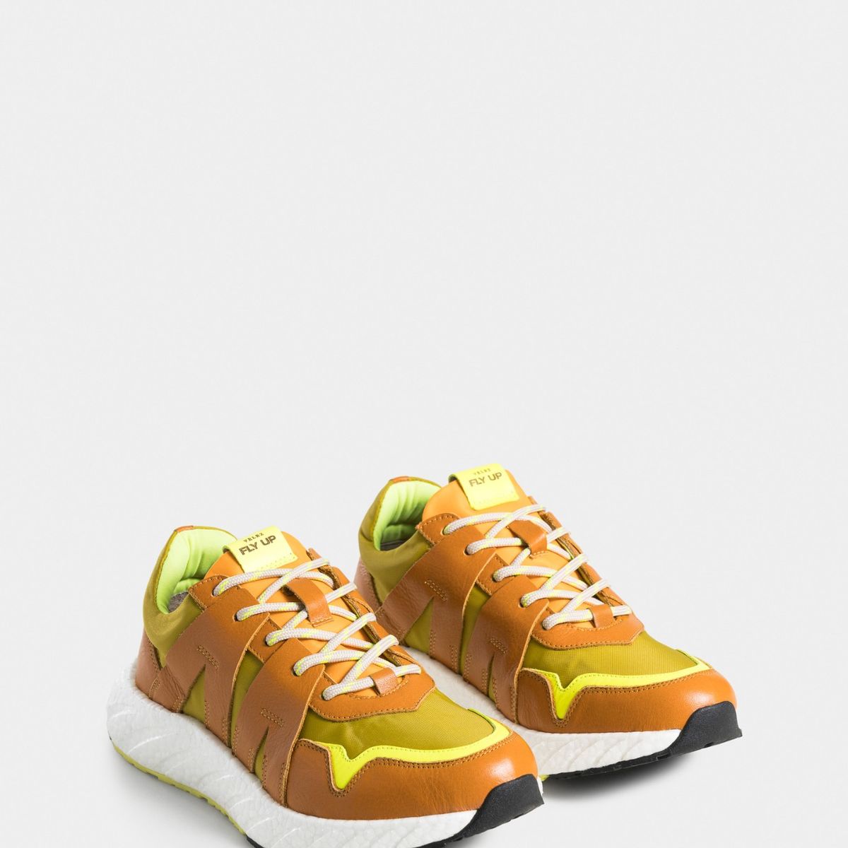 VELEZ - Vélez Zapatillas Urban Turmalina Lona Y Cuero Mujer Naranja