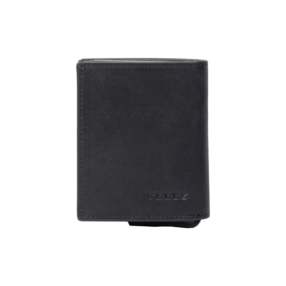 VELEZ - Vélez Porta Documentos De Cuero Tecnológico Negro