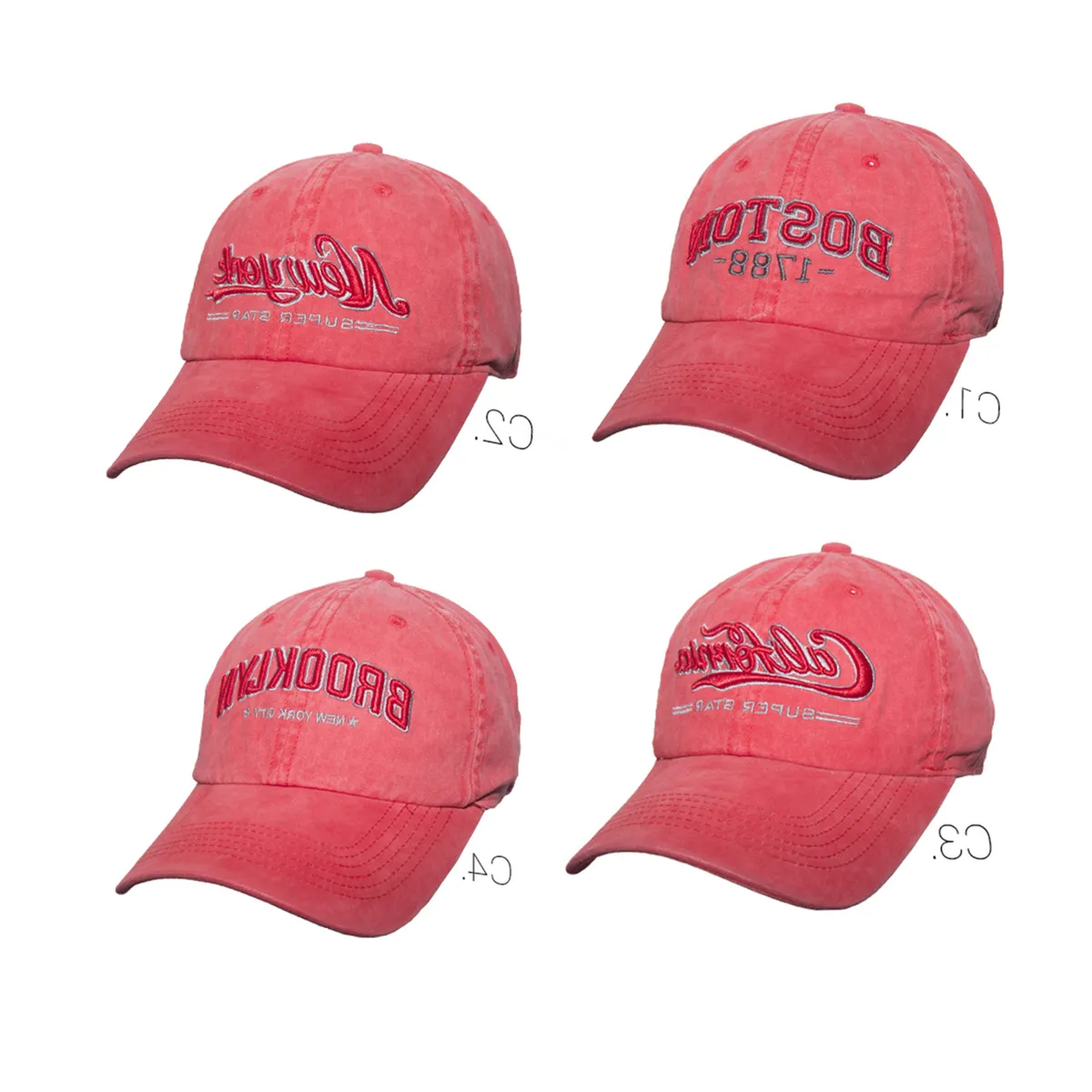 SUNTIME - GORRA PRELAVADA UNISEX 3PRS005 SUNTIME ROJO SPORT 1030055