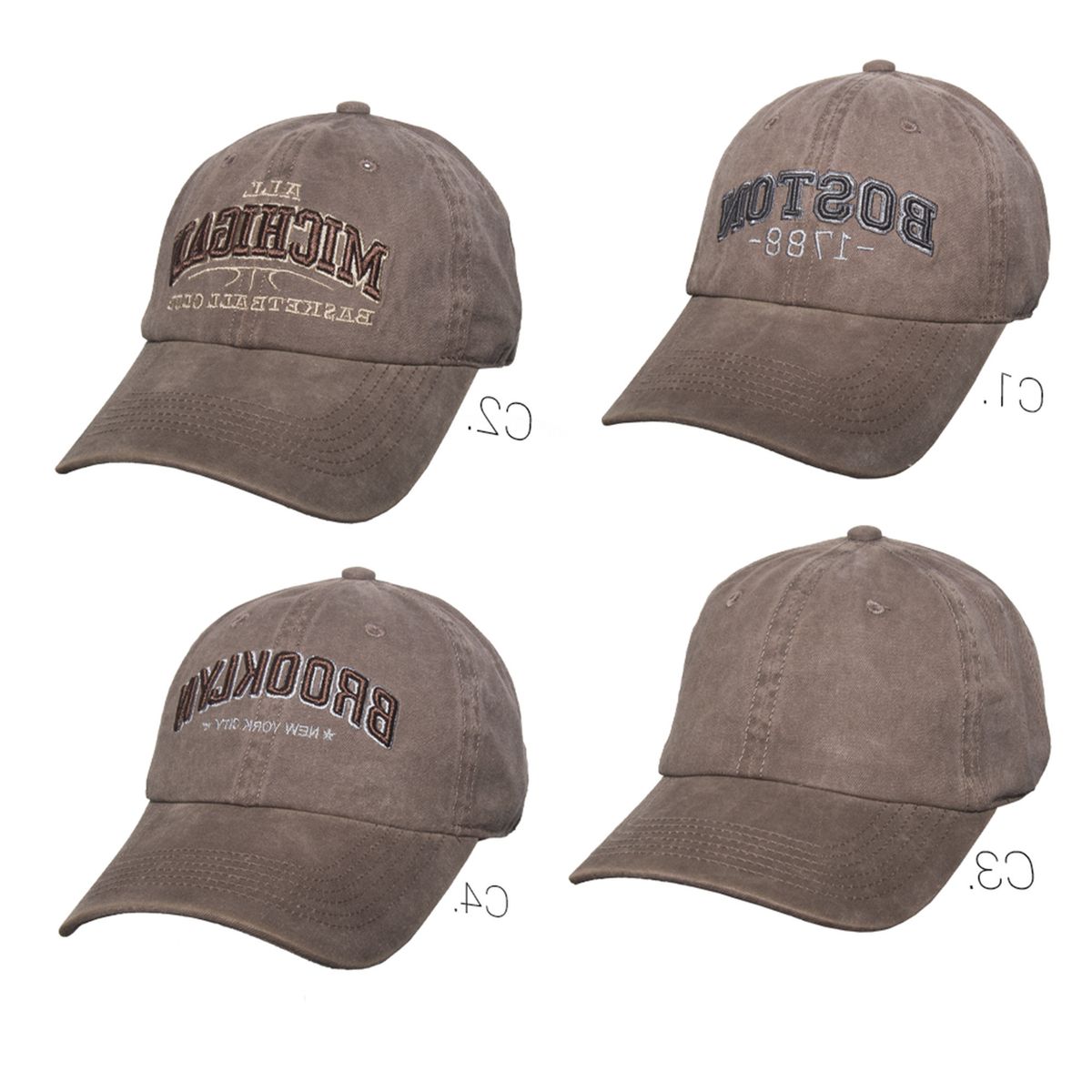 SUNTIME - GORRA PRELAVADA UNISEX 3PRS006 SUNTIME MARRON SPORT 1030056