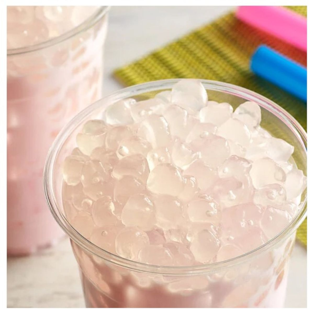 GENERICO - Pack Bubble Tea 2u Matcha y Perlas de Tapioca Blanca