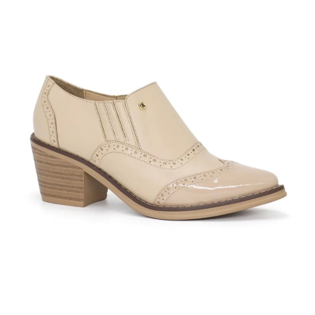 PAR&SS - Zapatos Oxford De Cuero Mujer Par&ss KA25Q1-SUMI Beige