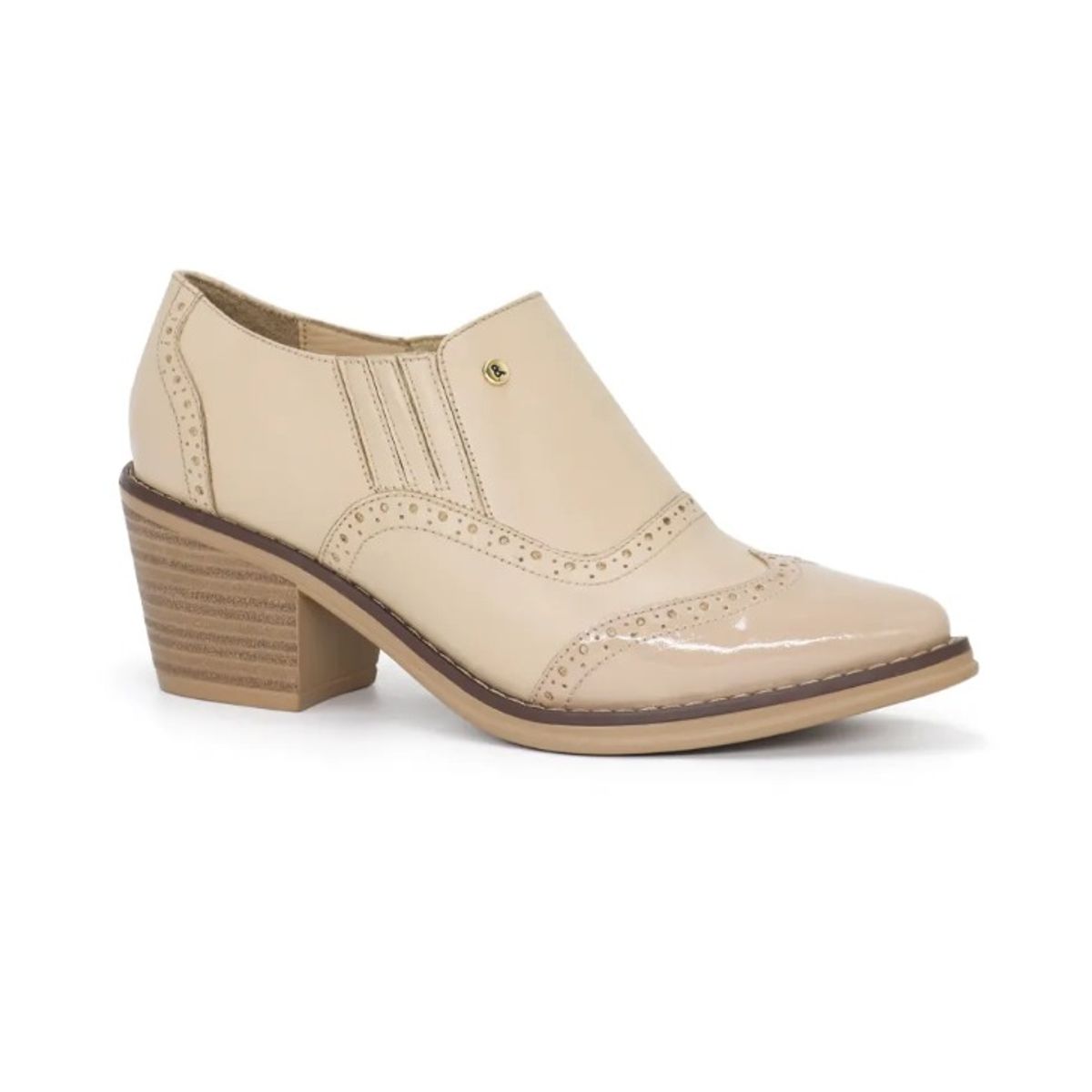 PAR&SS - Zapatos Oxford De Cuero Mujer Par&ss KA25Q1-SUMI Beige