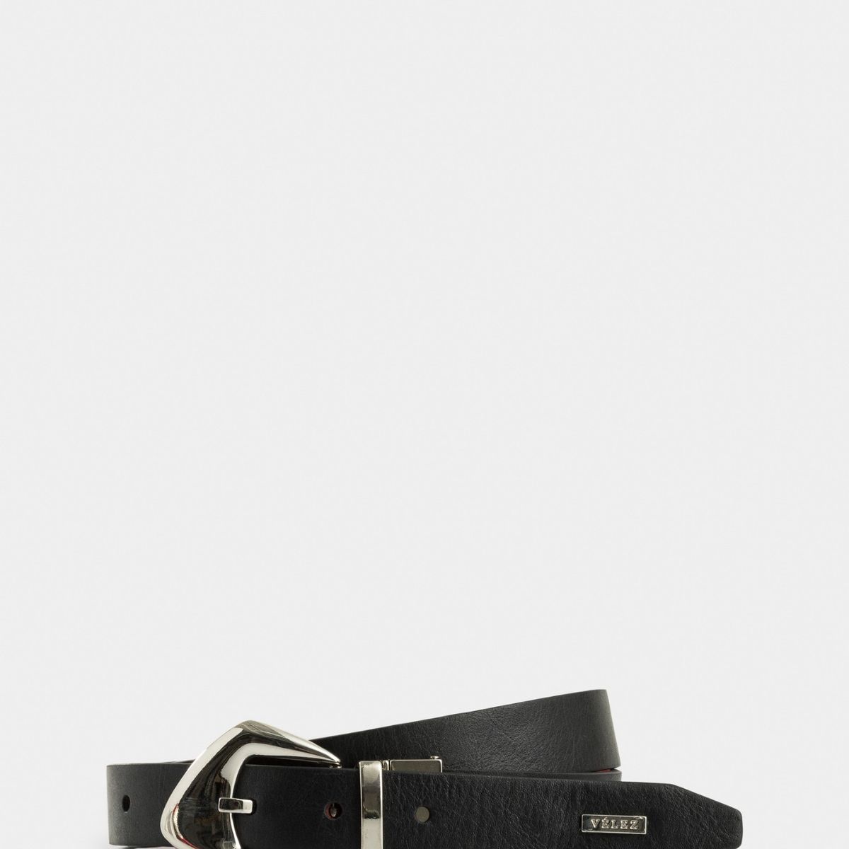 VELEZ - Vélez Correa Doble Faz Dusk Cuero Mujer Negro