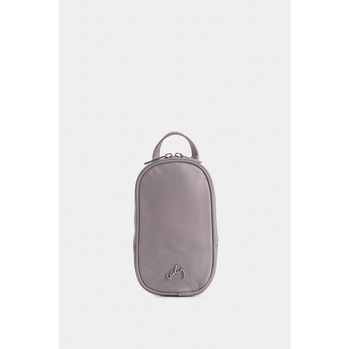 VELEZ - Vélez Morral Elora En Lona Para Mujer Manija Cuero Gris