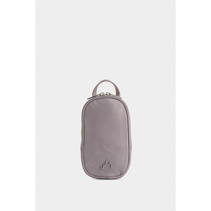 VELEZ - Vélez Morral Elora En Lona Para Mujer Manija Cuero Gris