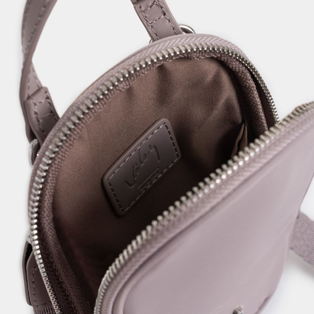 VELEZ - Vélez Morral Elora En Lona Para Mujer Manija Cuero Gris