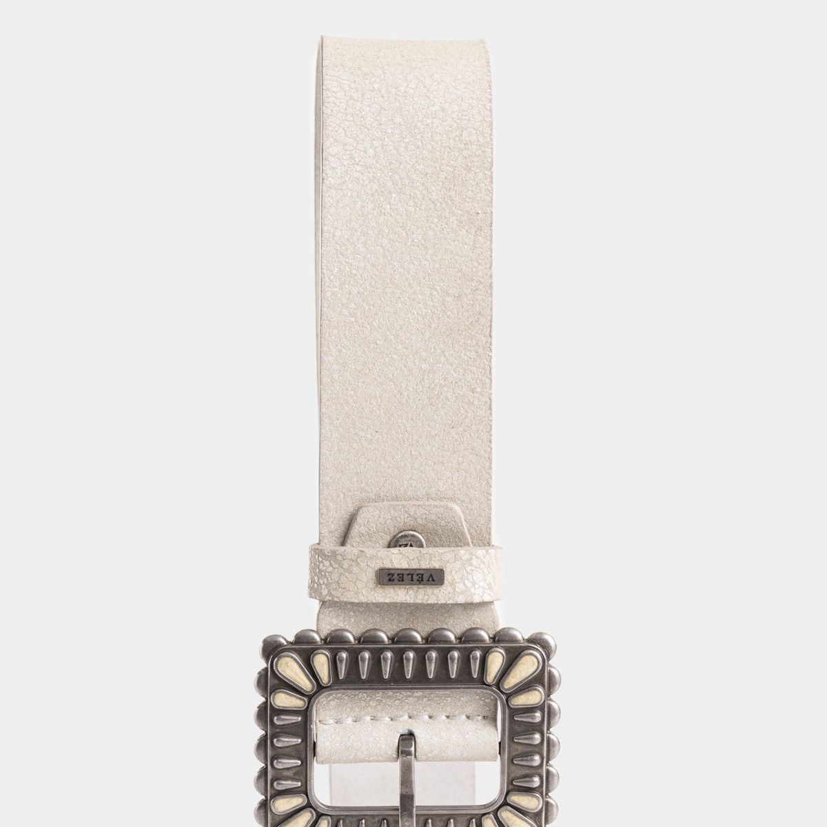 VELEZ - Vélez Fajón Unifaz Linaje Cuero Mujer Craquelado Blanco