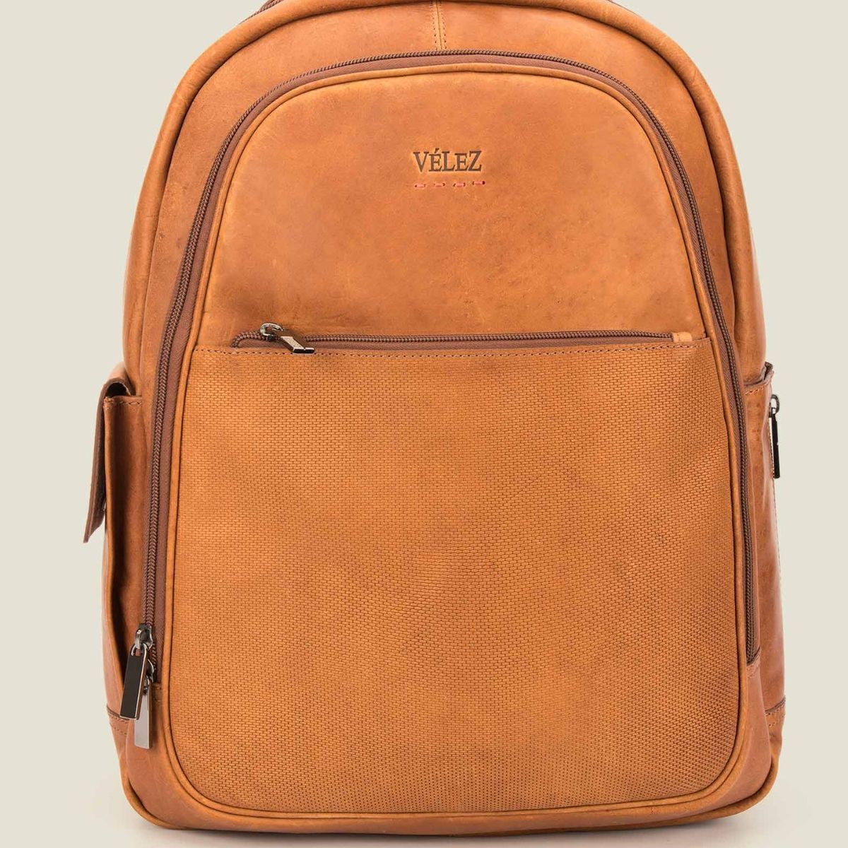 VELEZ - Vélez Mochila Tropical De Cuero Miel