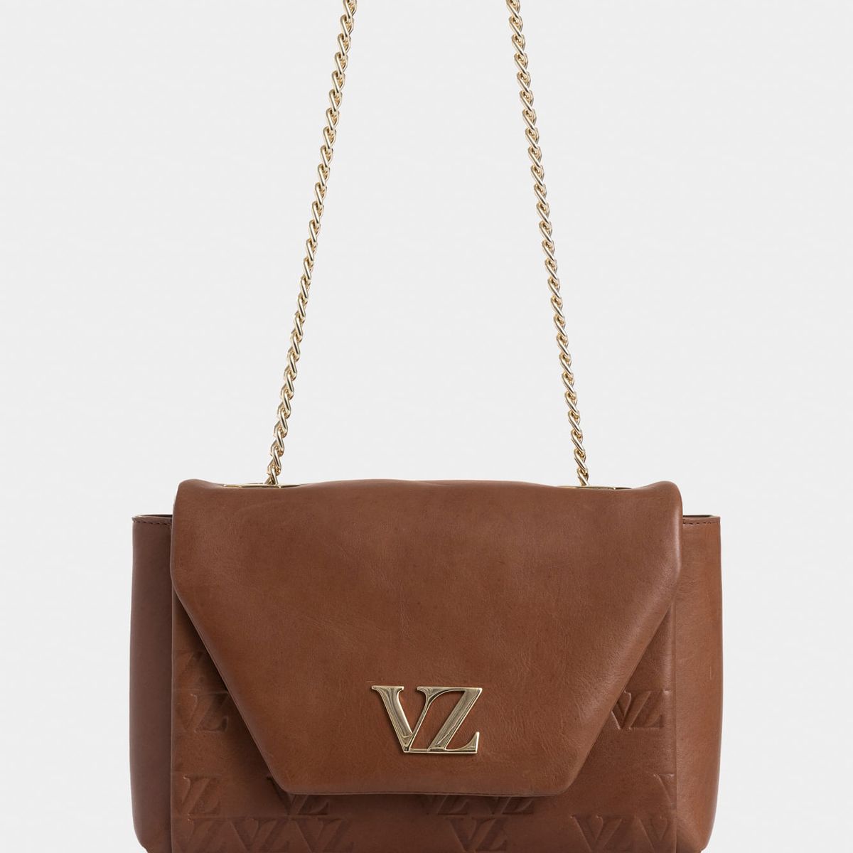 VELEZ - Vélez Cartera Bowling Lili 3.0 De Cuero Mujer Cadena Miel