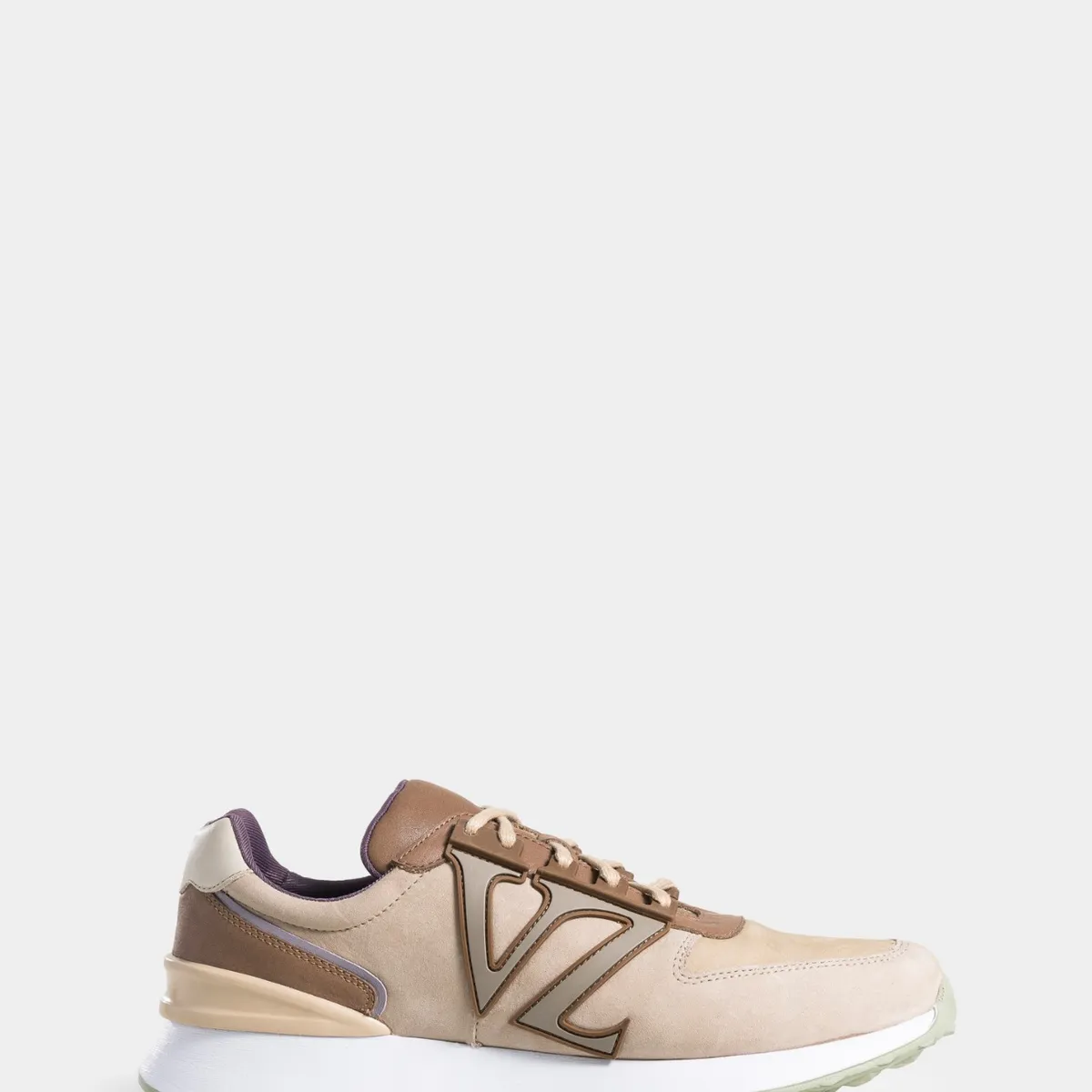 VELEZ - Vélez Zapatillas River Gommus Cuero Y Gamuza Hombre Arena