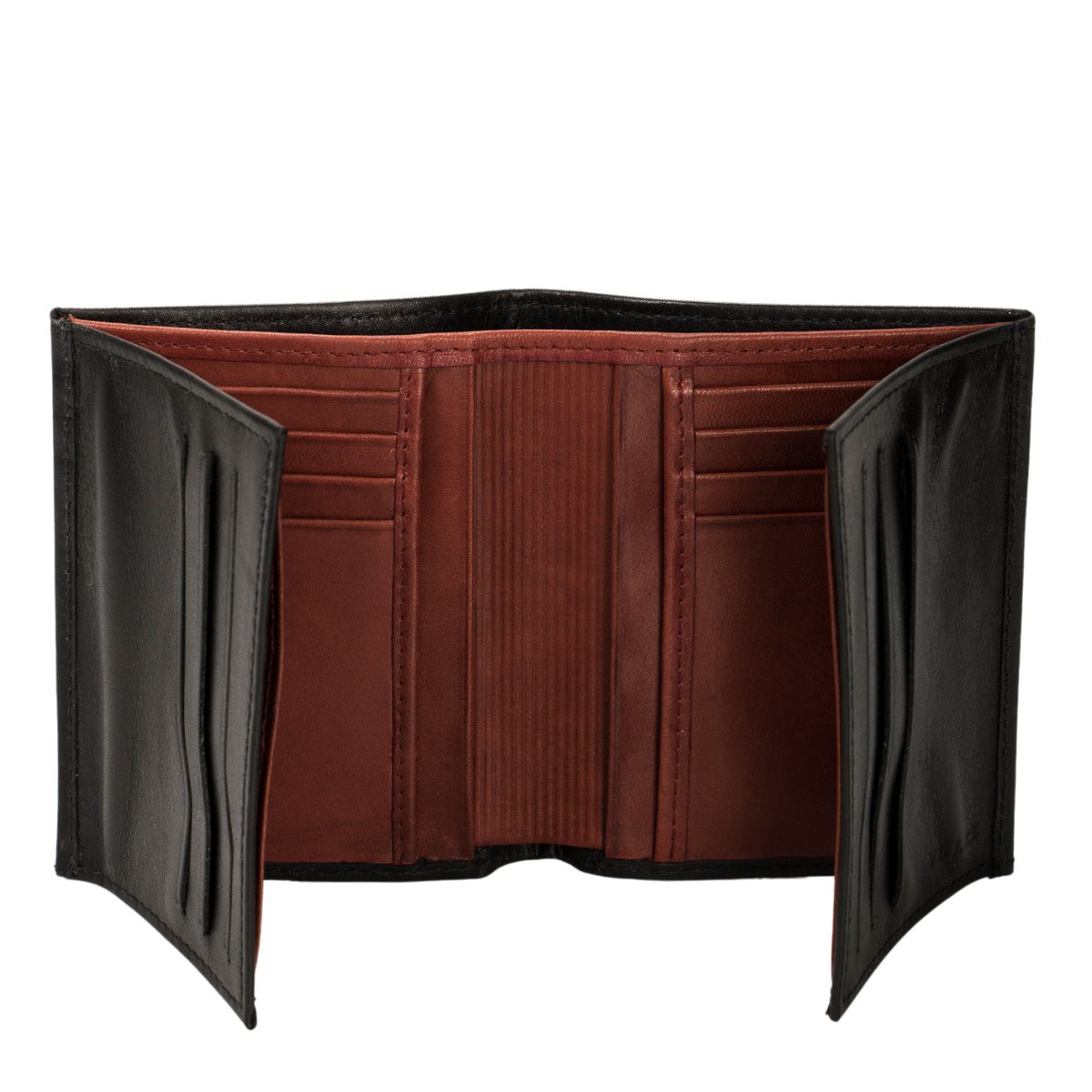 VELEZ - Vélez Billetera De Cuero Vertical Negro